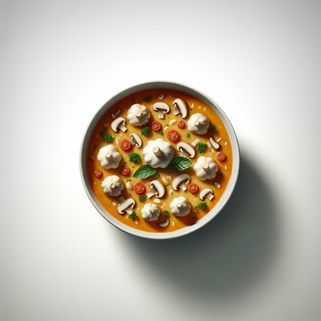 Efo Riro Green Curry with Rice Noodles