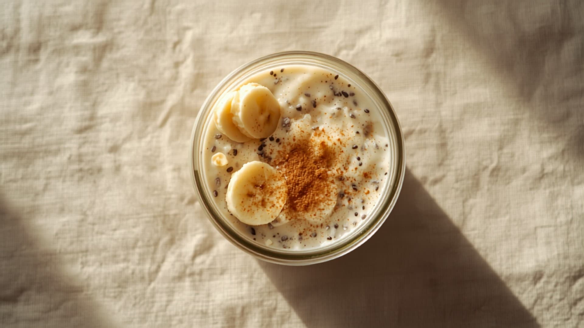 Gentle Banana Chia Overnight Oats