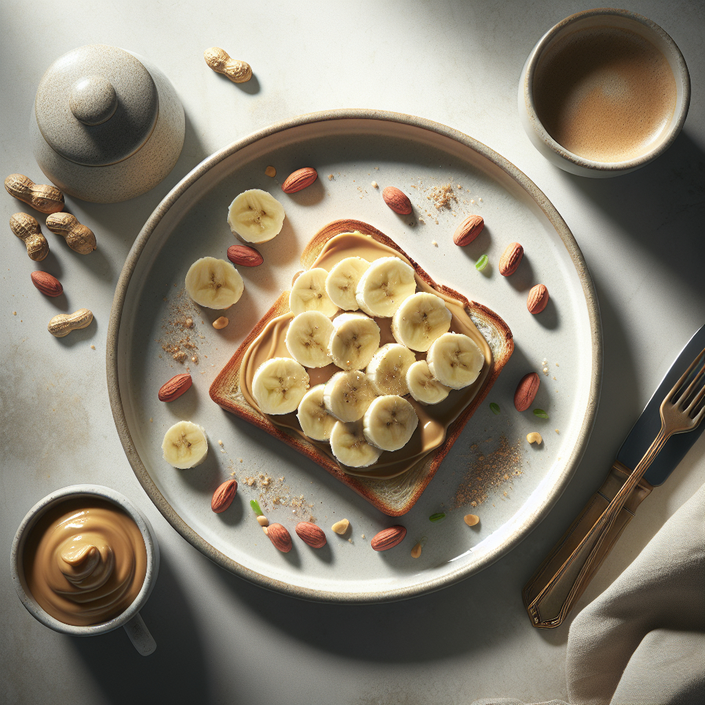 Serotonin-Friendly Banana & Peanut Butter Toast