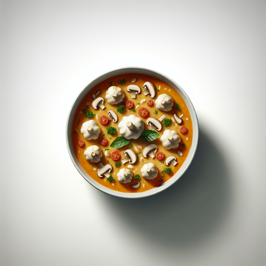Garlic & Mushroom Soup for Strong Immunity