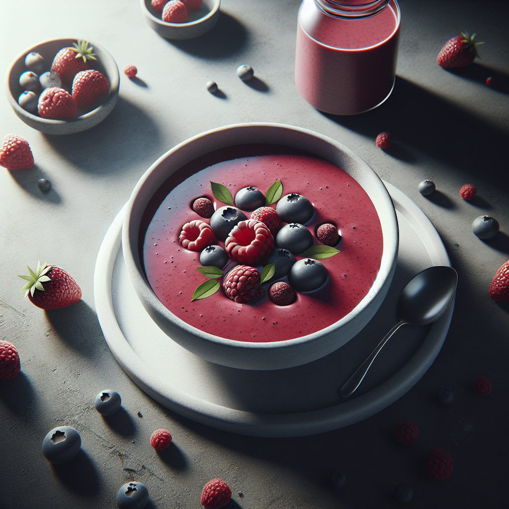 Antioxidant Berry Smoothie for Reproductive Health