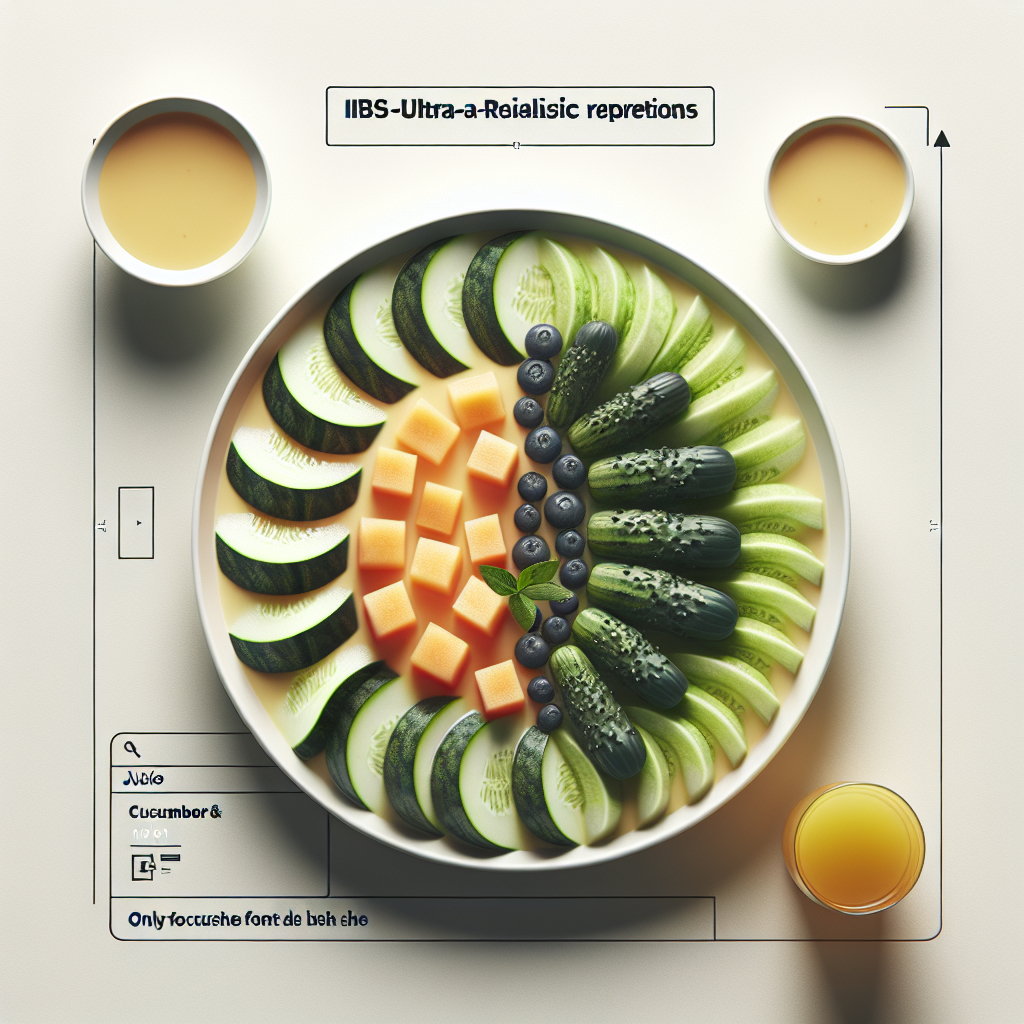 IBS-Friendly Cucumber & Melon Juice
