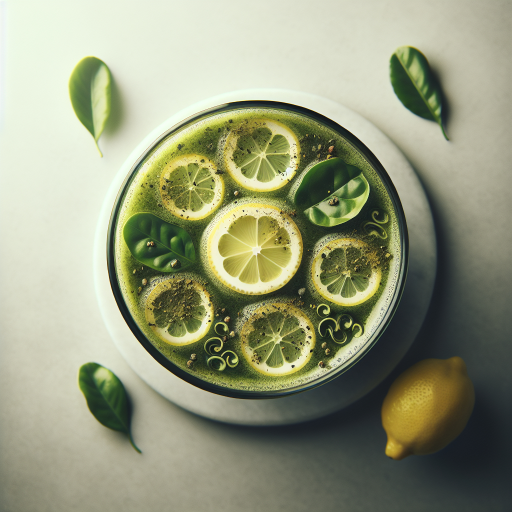 Green Tea & Lemon Detox Drink