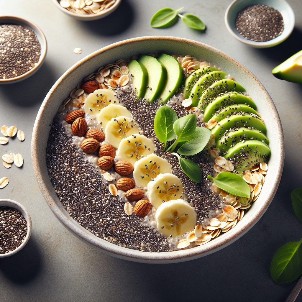 Thyroid-Friendly Oats with Chia Seeds