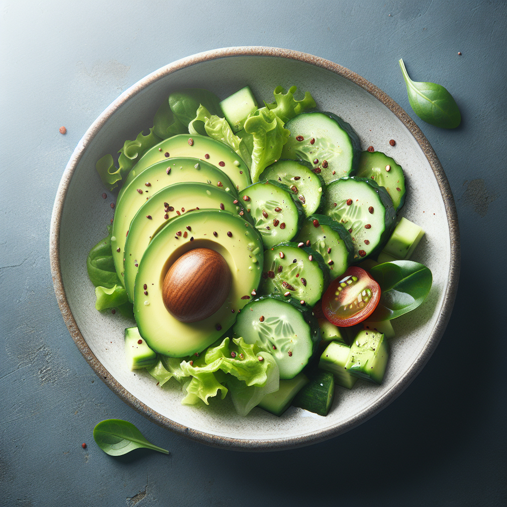 Avocado & Cucumber Salad