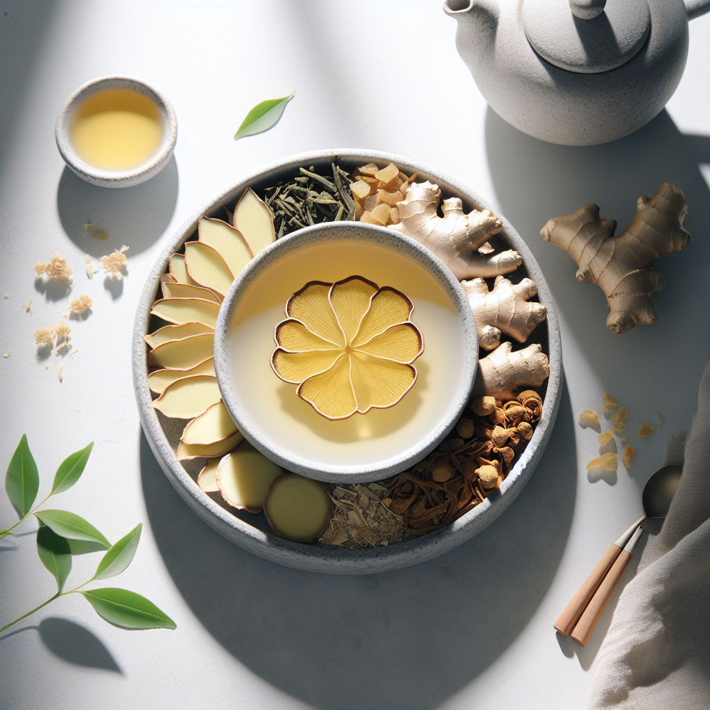 Herbal Ginger Tea (Caffeine-Free)