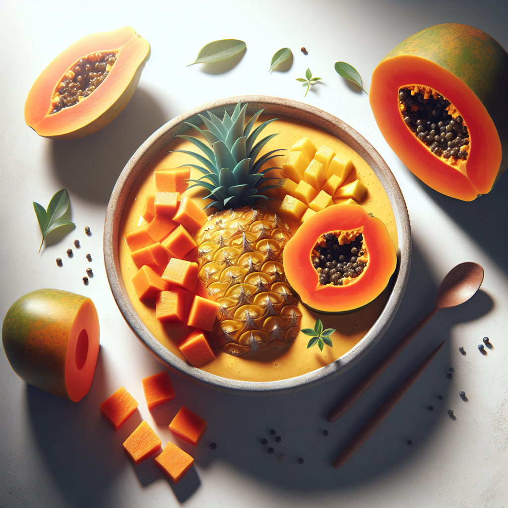 Pineapple & Papaya Smoothie for Joint Health