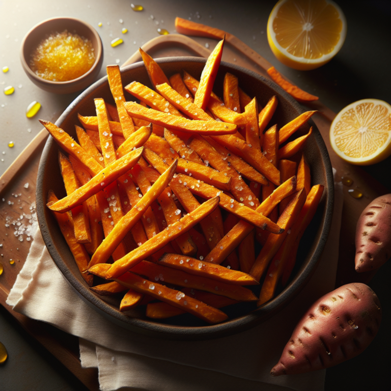 Baked Sweet Potato Fries (No Oil)