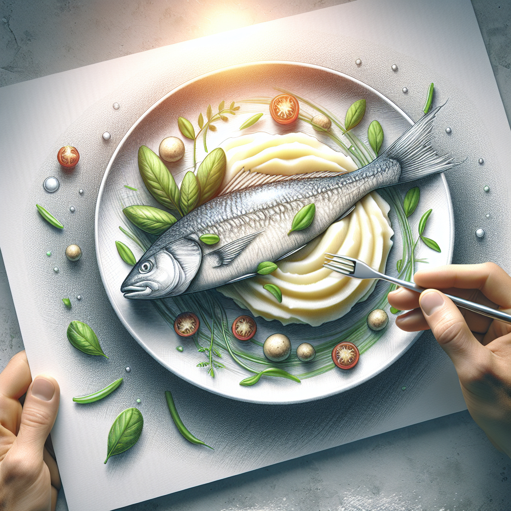 Steamed Fish with Mashed Potatoes